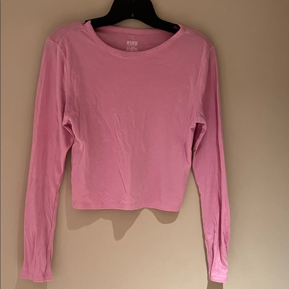 PINK Victoria's Secret Soft Pink Long Sleeve Top